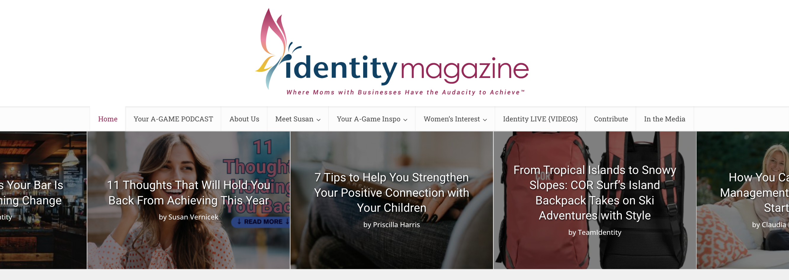 Identity Magazine for Mompreneurs
